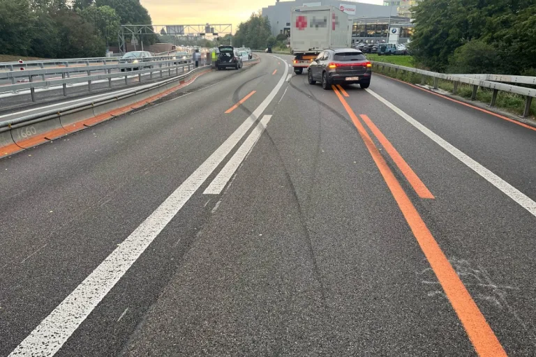  St.Gallen - Unfall im Baustellenbereich auf der A1