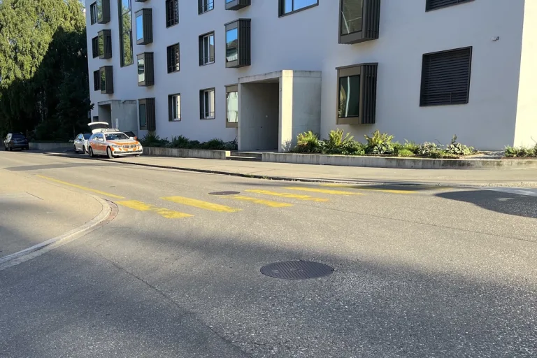 Rorschach SG - Zusammenprall auf dem Fussgängerstreifen