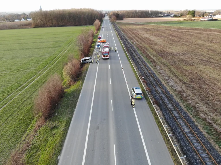 Erwitte: Verkehrsunfall mit 2 verletzten Personen