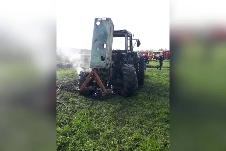 Bornberg – Brand eines Traktors