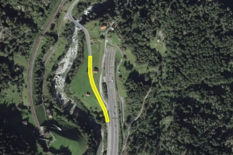 Gurtnellen UR – Verkehrsregelung auf der Gotthardstrasse