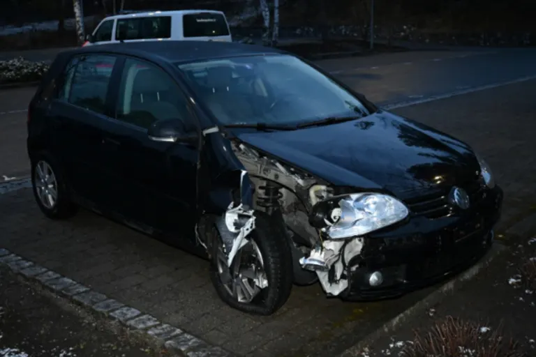 Vaduz - Autolenker prallt in Signalisationstafel