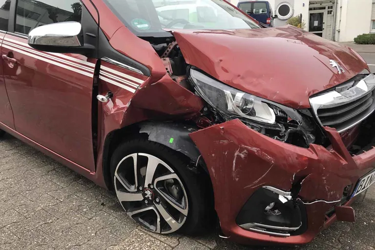 Ingelheim - Auffahrunfall an roter Ampel