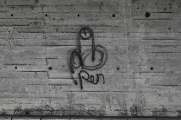 Schaan FL - Vandalen verschmieren Galerie