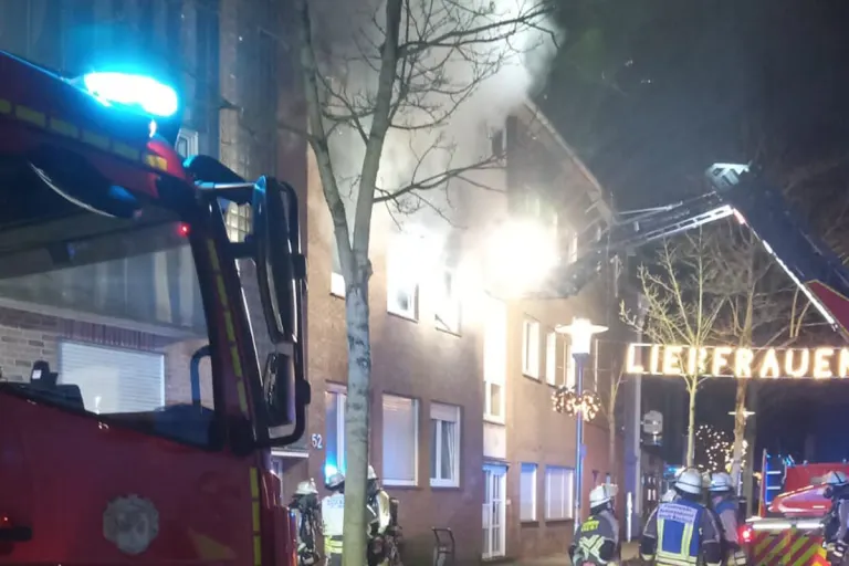 Bocholt – Frau und zwei Kinder bei Wohnungsbrand gerettet