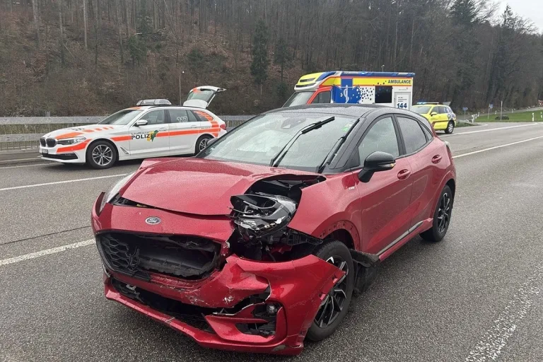 Thayngen SH - Zollstrasse nach Unfall gesperrt
