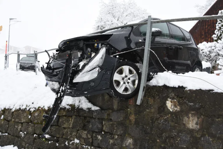 Walenstadtberg SG – Mit Sprung aus Auto gerettet