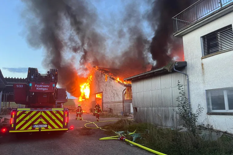 Trasadingen SH - Fahrlässigkeit als wahrscheinliche Brandursache