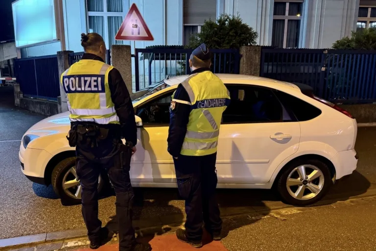 Grosskontrolle im Dreiländereck – zwei Festnahmen