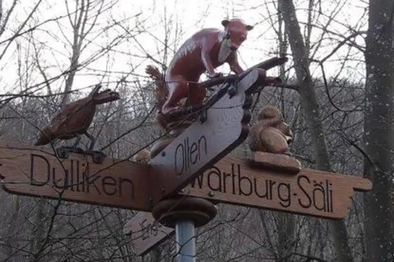 Dulliken SO - Unbekannte entwenden Wegweiser mit Tierfiguren – Gemeinde setzt Belohnung aus 