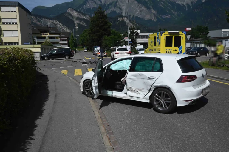 Bad Ragaz SG – Unfall mit 2,42 Promille gebaut