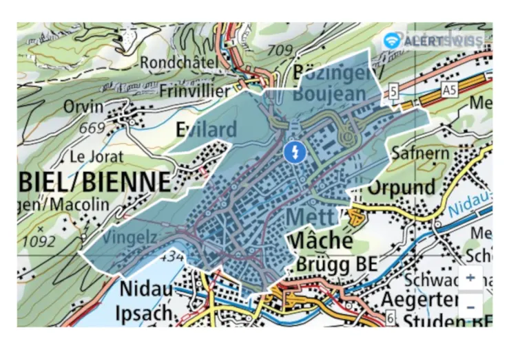 Biel/Bienne BE – Grossflächiger Stromausfall sorgt für Störungen