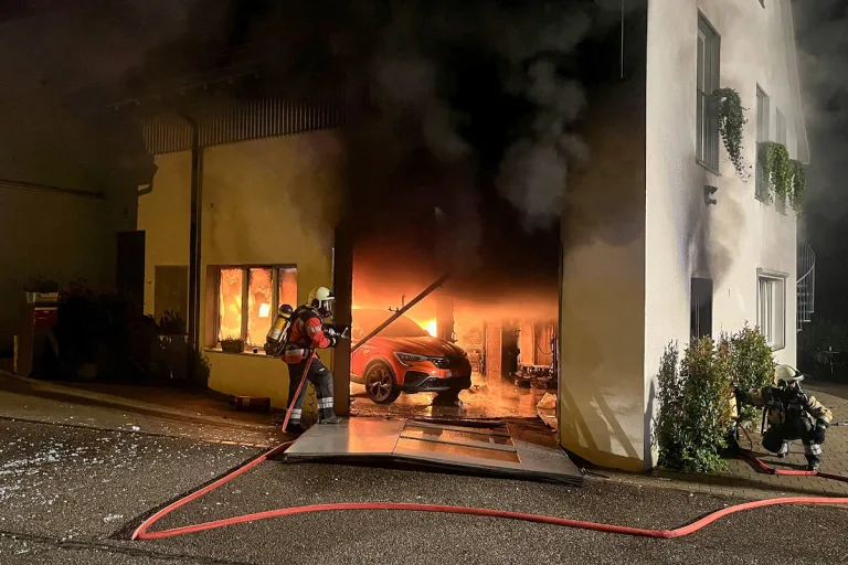 Maisprach BL – Brand in einer Autowerkstatt
