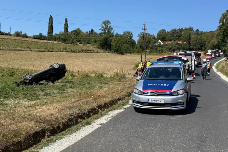 Rohr – Hubschrauber im Einsatz bei schwerem Unfall auf L405