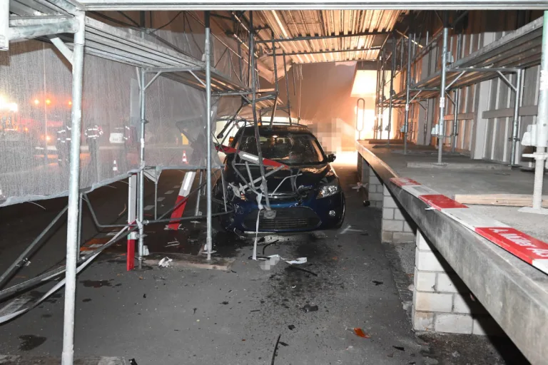Muolen SG – Alkoholisiert in Baugerüst gekracht