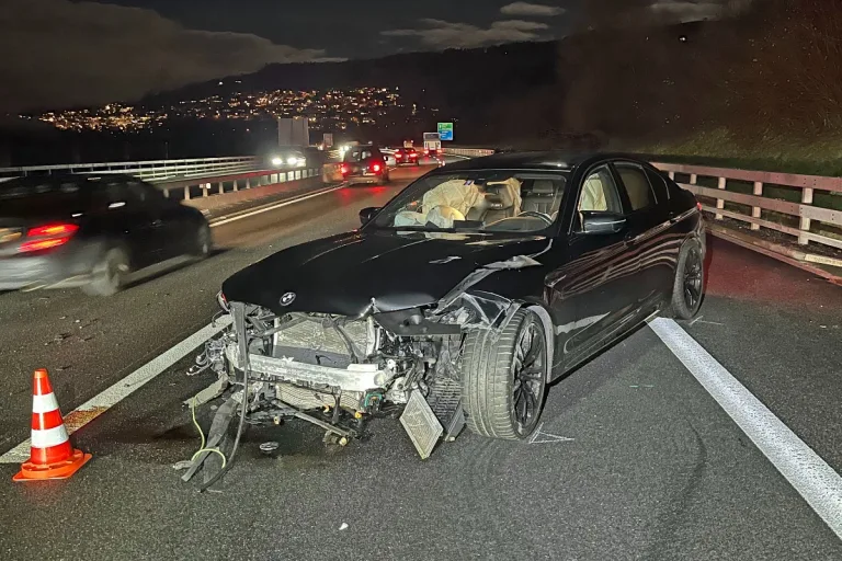 Root/ Inwil LU - Zwei Unfälle auf der Autobahn A14 