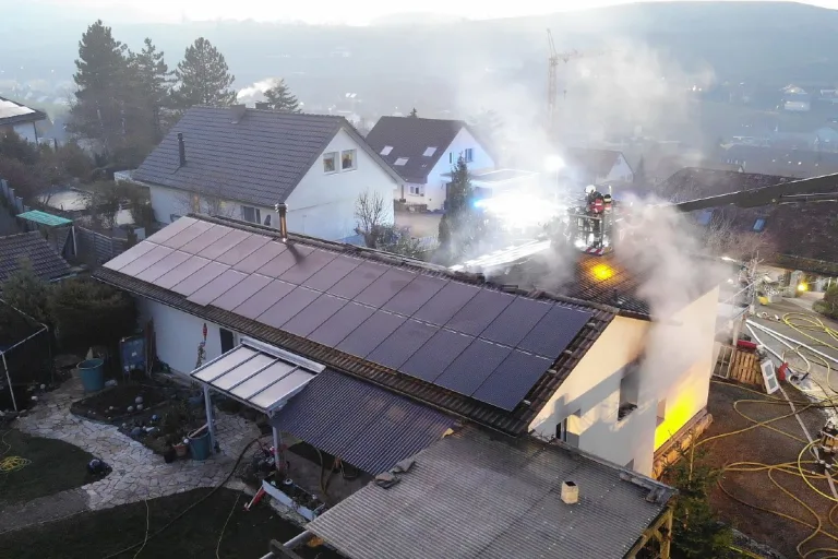 Diegten BL - Haus nach Brand nicht mehr bewohnbar