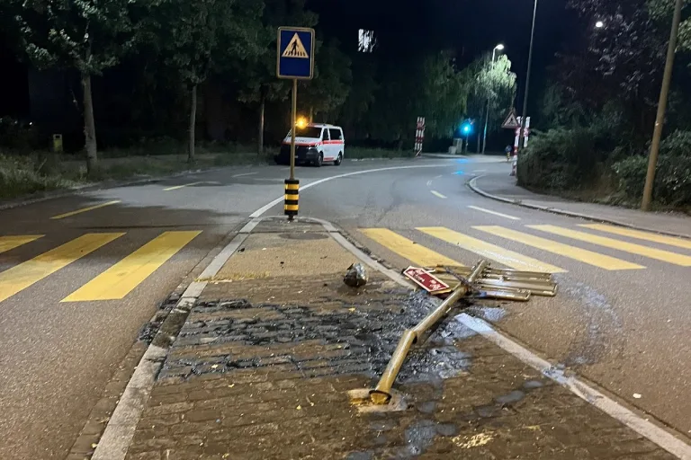 Arlesheim BL - Unter Alkoholeinfluss Unfall gebaut