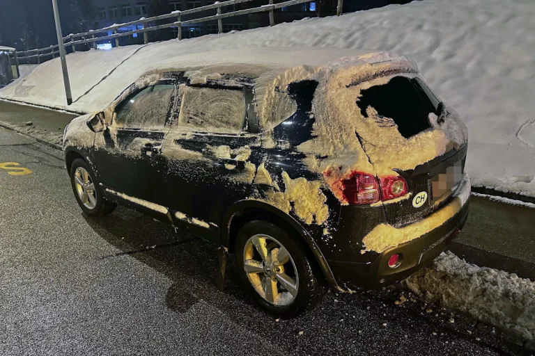 Stadt St.Gallen – Gucklochfahrer nach Schneefall unterwegs