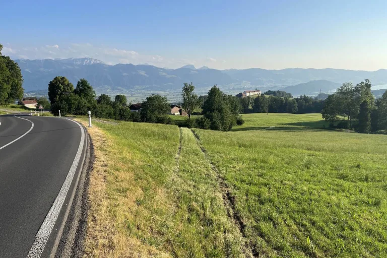 Uetliburg SG - Fahrunfähiger Lenker fährt 400 Meter über Wiesland