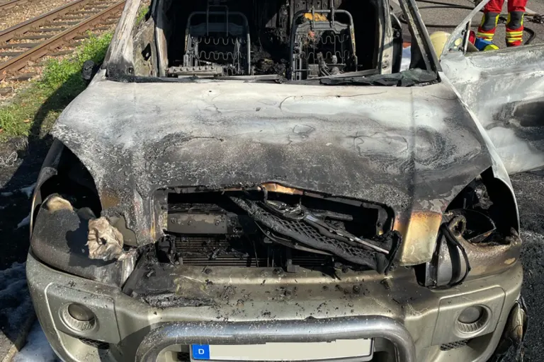 Erfurt TH – Pkw Brand nach technischem Defekt