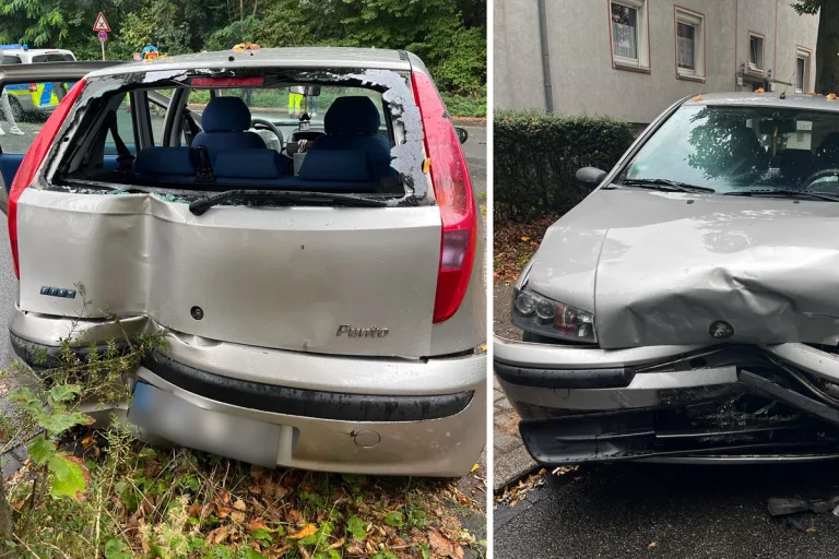 Oberhausen NW – Zwei Verletzte bei Unfall von zwei Pkw