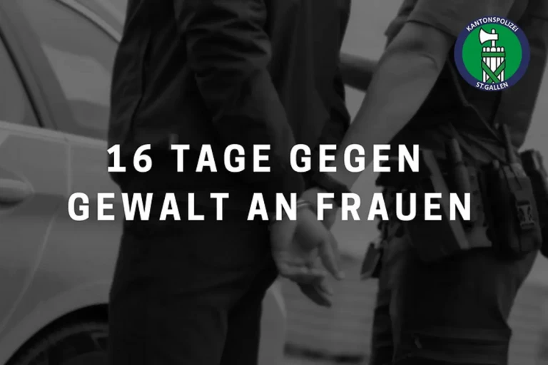 Kanton St.Gallen - Präventionskampagne «16 Tage gegen Gewalt an Frauen» 