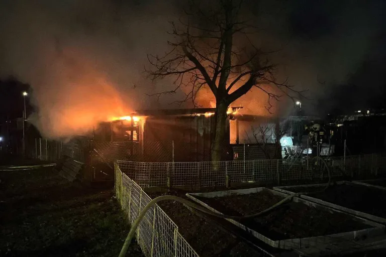 Gerlafingen SO - Schrebergartenhaus in Brand