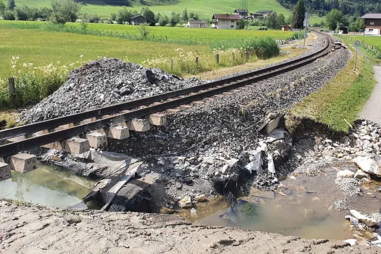 Hochwasserkatastrophe in Neukirchen am Großvenediger 