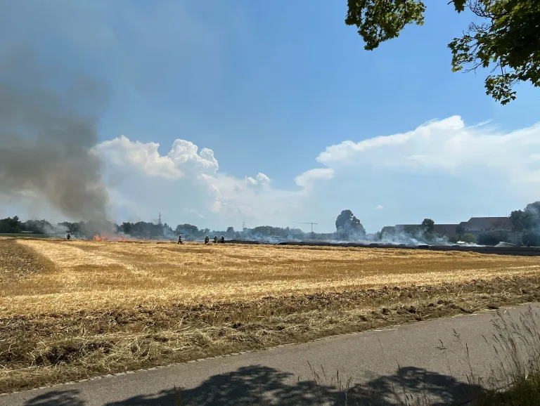 Biberist SO – Ballenpresse löst Brand aus
