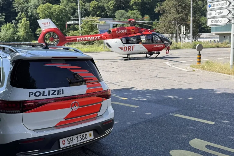 Stadt Schaffhausen – Strassensperrung nach medizinischem Notfall