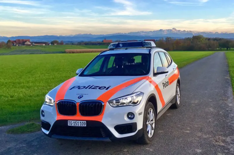 Kreuzlingen TG - Motorradfahrer nach Unfall verletzt