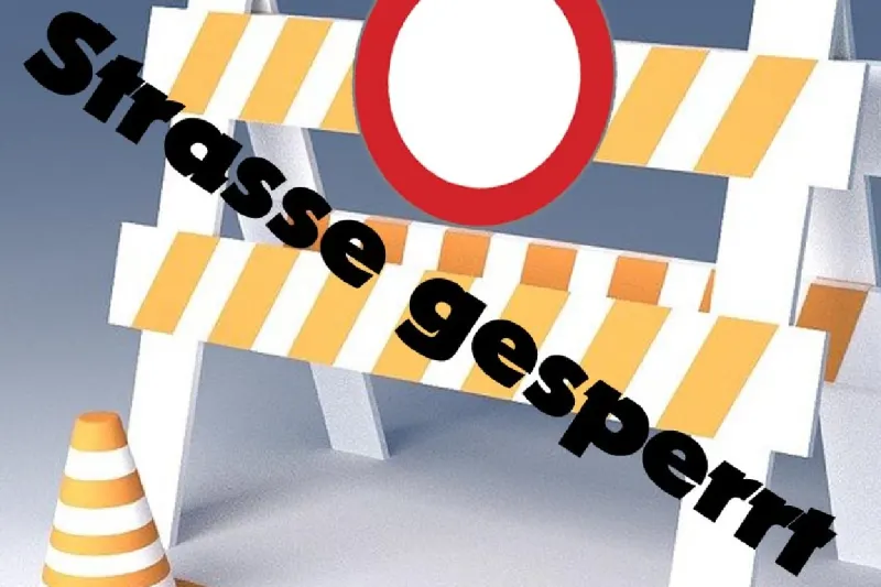 Ebenthal - Straße nach Hangrutsch gesperrt