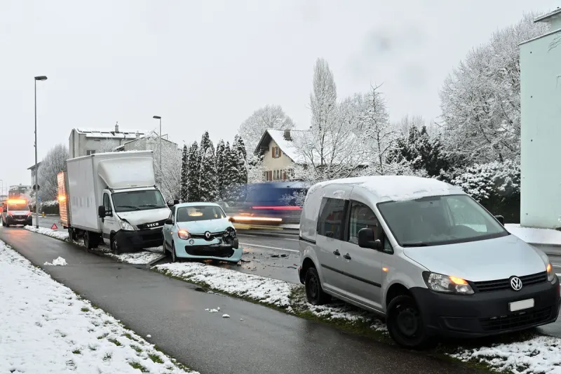 Emmen LU – Zwei Personen bei Auffahrunfall verletzt