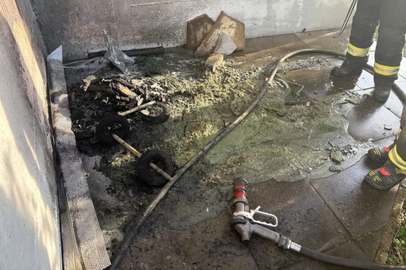 Steckborn TG – Heisse Asche entfacht Containerbrand
