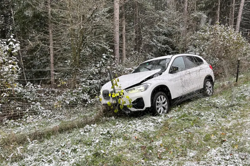 A1 Wängi TG – Selbstunfall auf der Autobahn