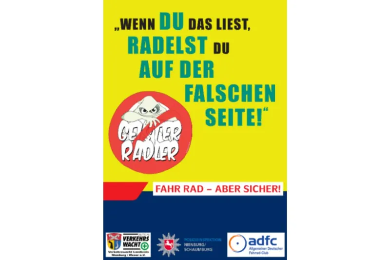 Nienburg – Geisterradler verursachen Unfälle