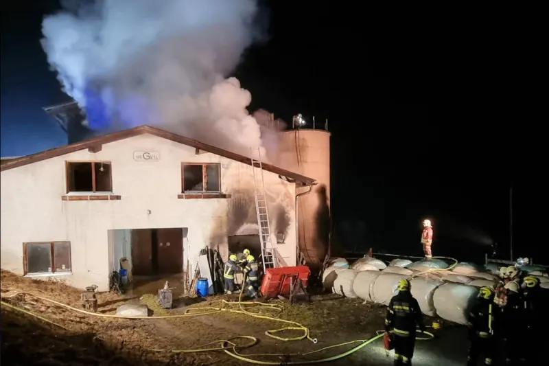 Kapfenberg – Brand auf Bauernhof