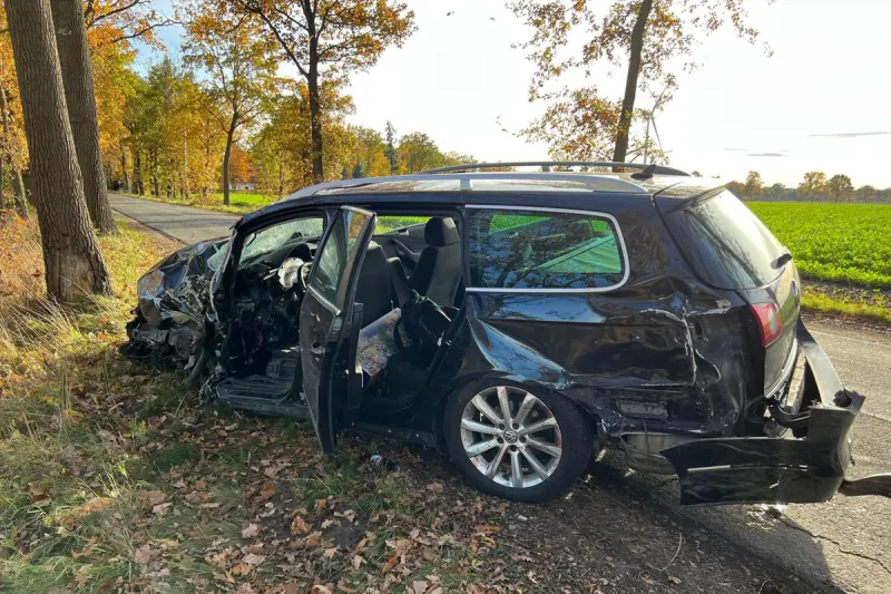 Schwarmstedt NI – Tödlicher Verkehrsunfall – Auto prallt gegen Bäume