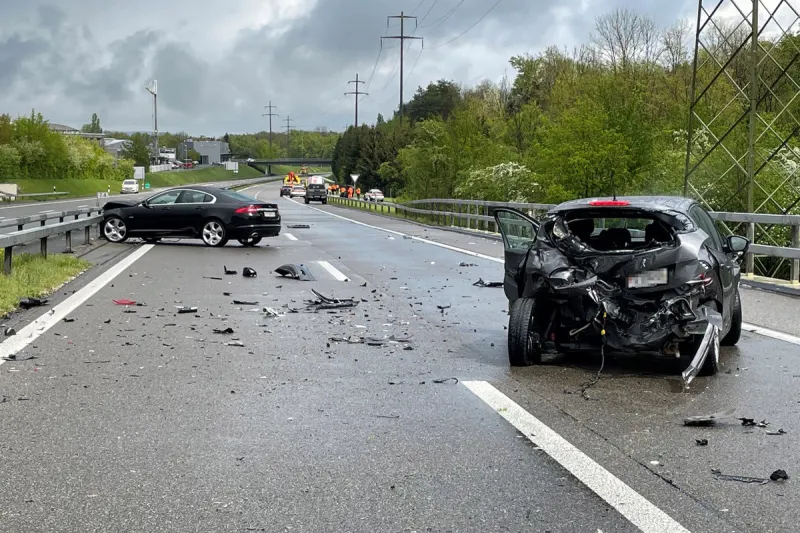Thurgau - Mehrere Unfälle auf der A7