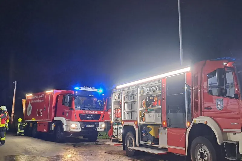 Siedenbollentin MV – Großbrand in Schweinestall – Zahlreiche Tiere betroffen