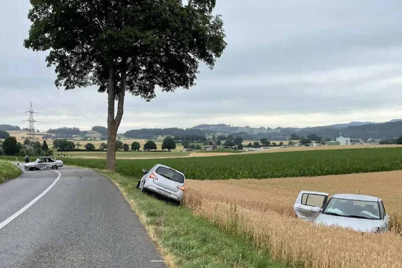 Marly/Düdingen FR – Verkehrsunfälle führen zu Verletzungen und stundenlangen Sperrungen