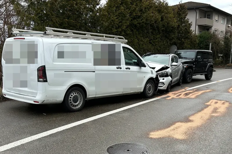Kreuzlingen TG – Ablenkung führt zu Unfall