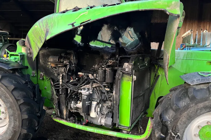 Oberaach TG – Brand eines Traktors