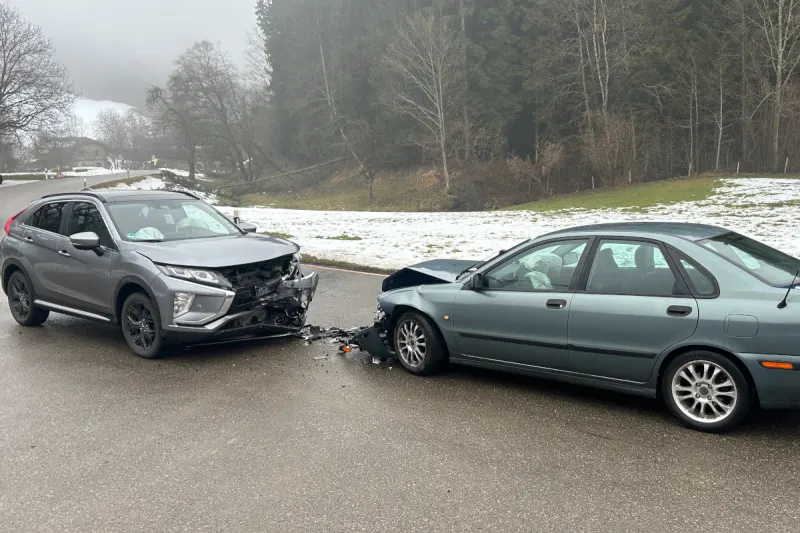 Oberwangen TG – Sekundenschlaf führt zu Frontalkollision