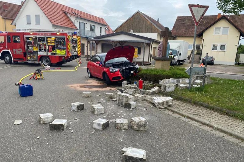 Wörth am Rhein – Autofahrer leistet Widerstand nach Unfall