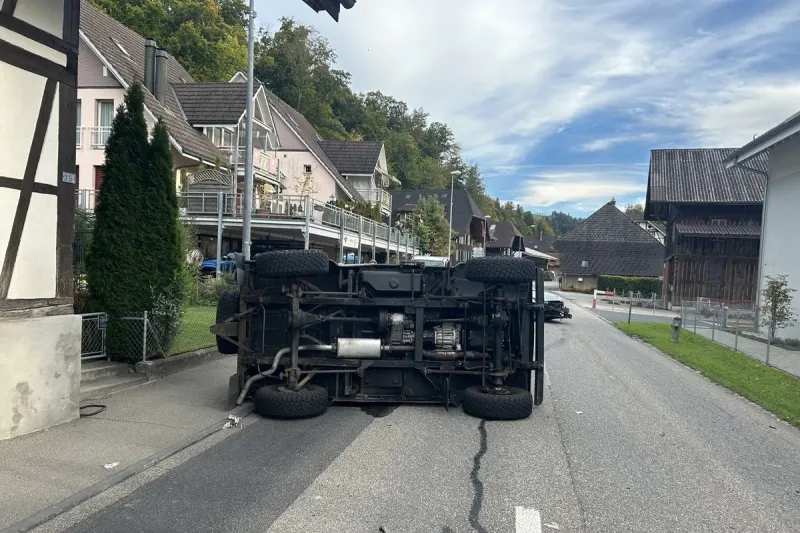 Zollbrück BE – Strasse nach Unfall zeitweise gesperrt