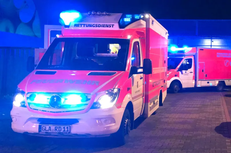 Wiesbaden – Mann bedroht Rettungskräfte mit Messer
