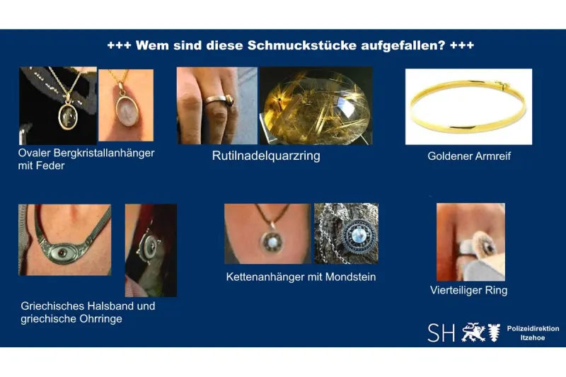 Heide – Schmuck gesucht nach Einbruch in Einfamilienhaus