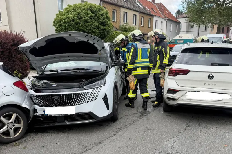 Bochum – Unfall mit fünf Autos und Verletzten
